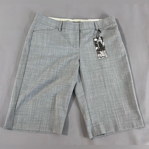 Express Pants - Express Design‎ Studio EDITOR City Short Low Rise Straight Through Sz 8 NWT